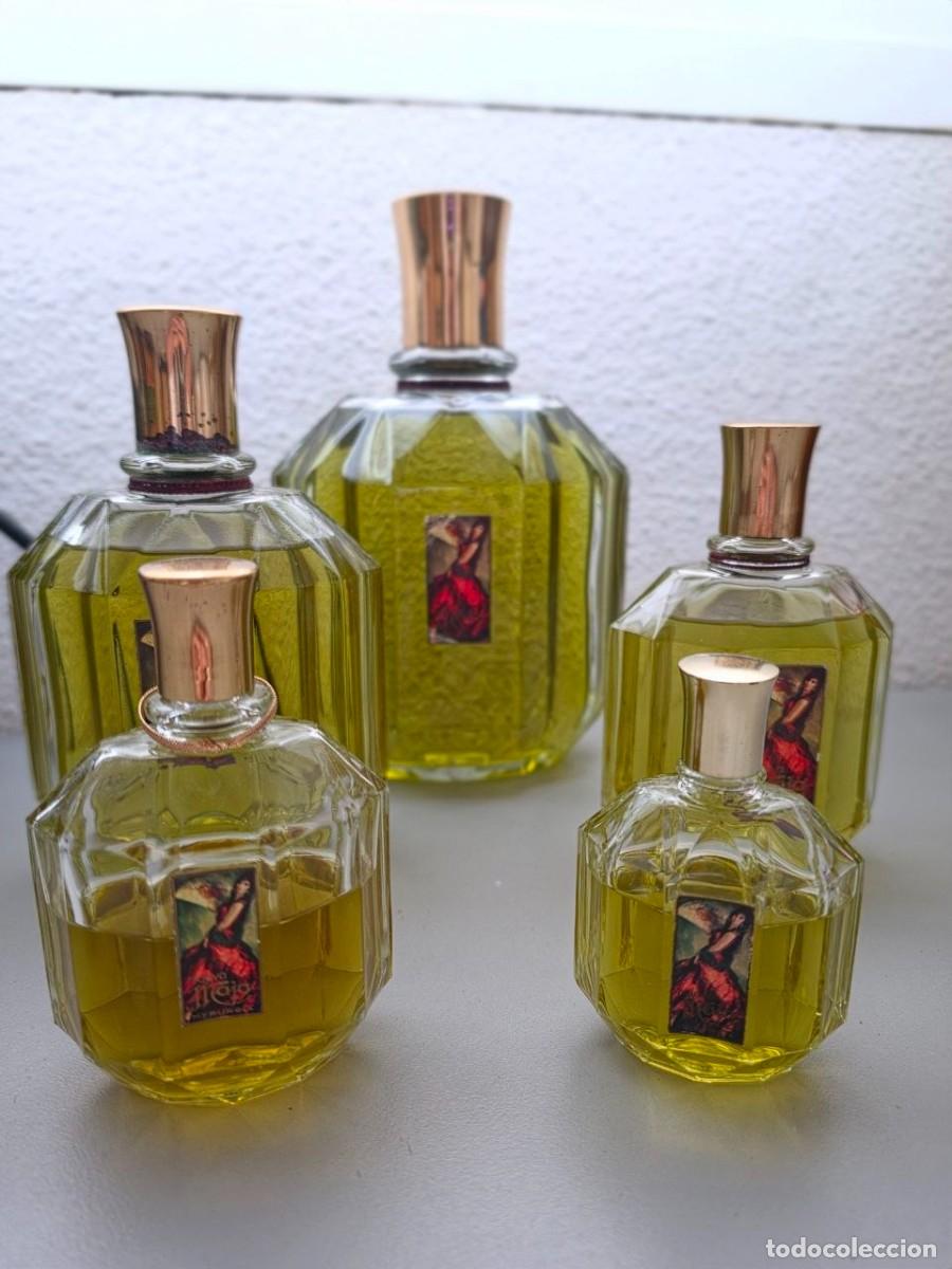 Vintage: &iexcl;COLECCI&Oacute;N COMPLETA 1921! Espectacular Lote 5 Frascos Nueva Maja de Myrurgia - Escala Hist&oacute;rica