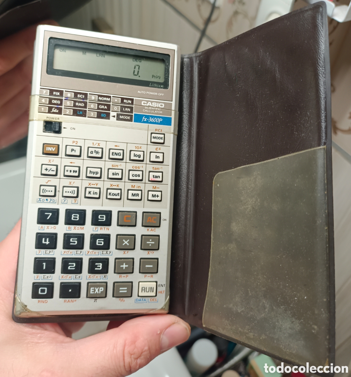 Vintage: Calculadora cientifica casio FX-3600P con funda