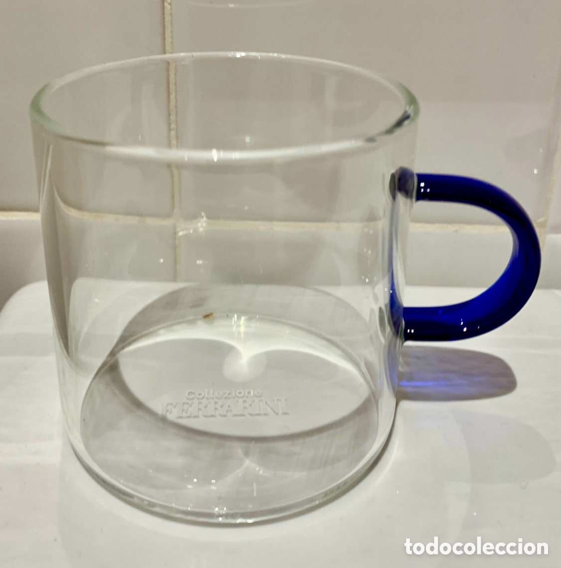 Vintage: Taza de cristal. Collezione Ferrarini.