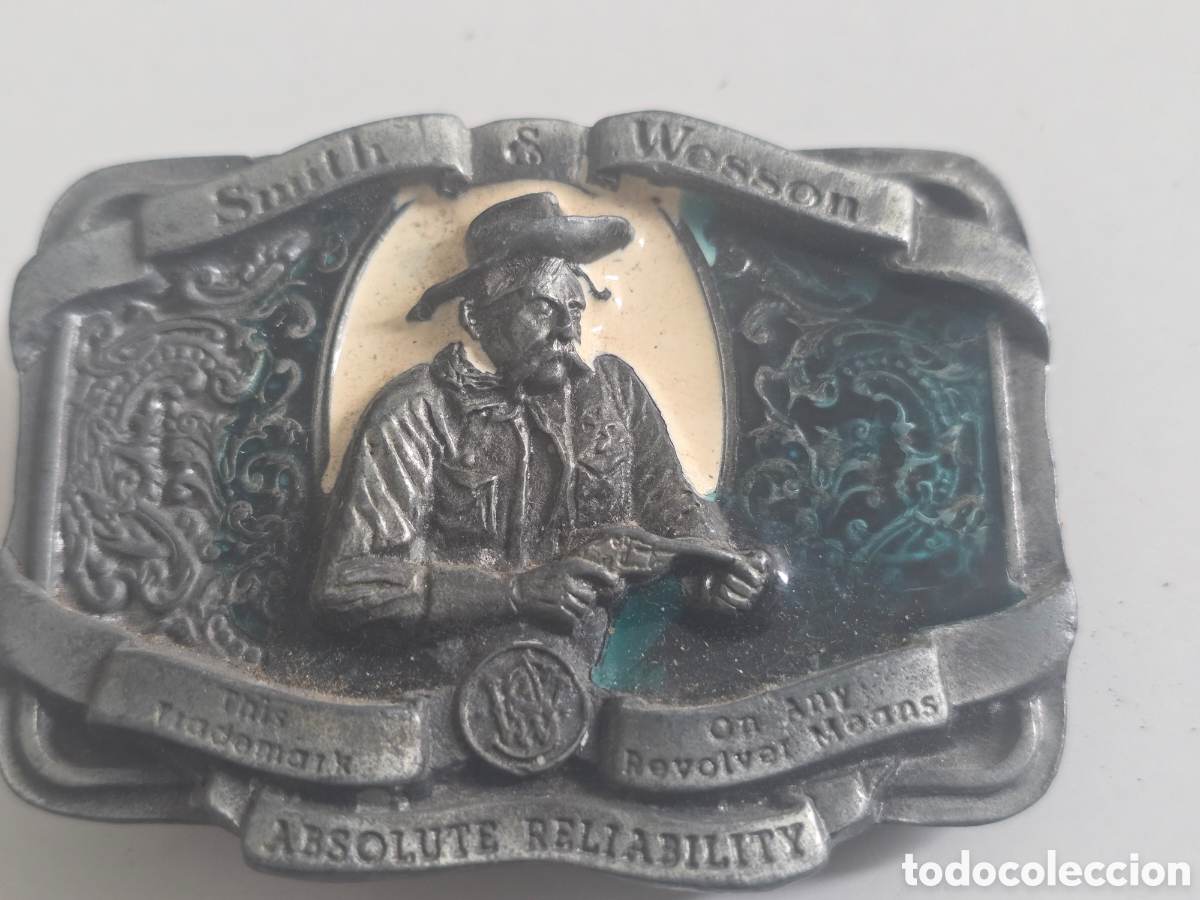 Vintage: hebilla smith & wesson vintage 1989 - Foto 4
