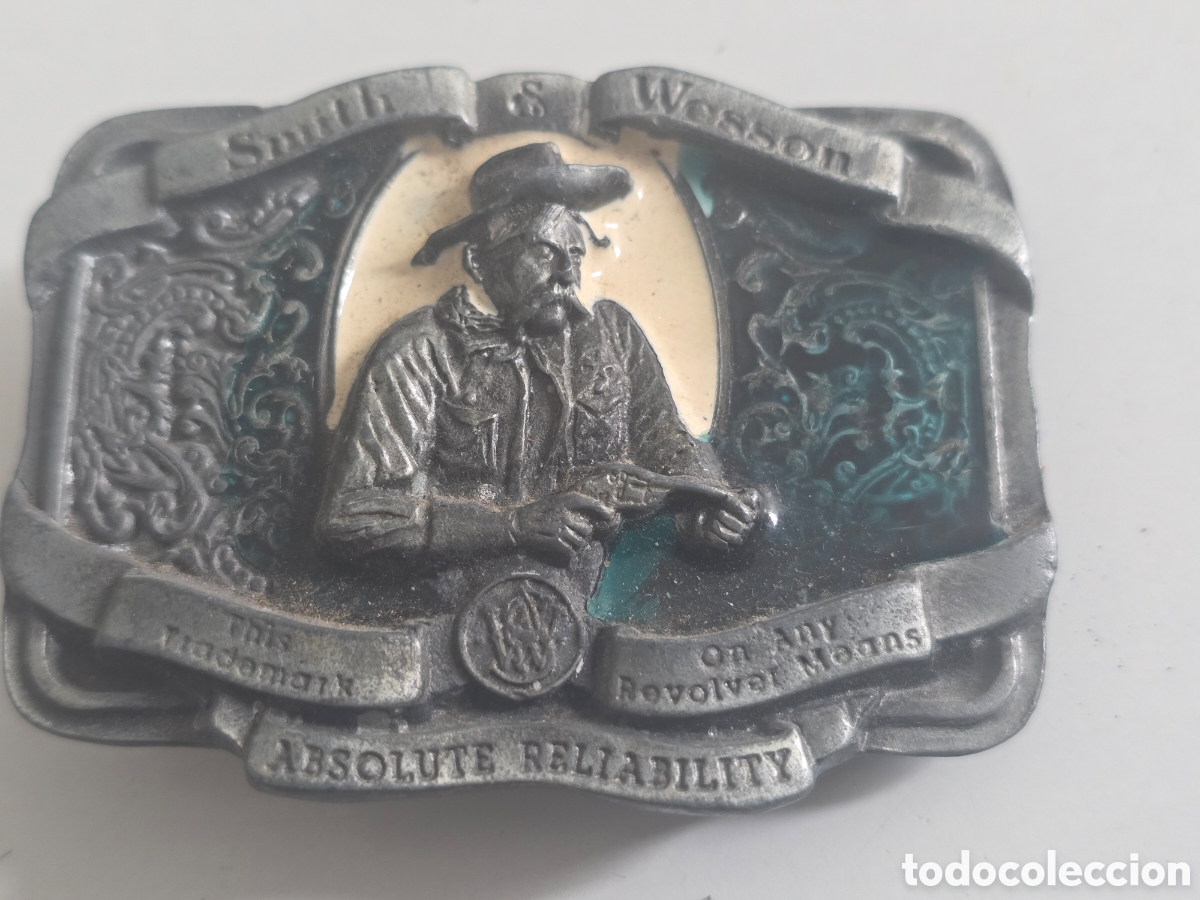 Vintage: hebilla smith & wesson vintage 1989 - Foto 5