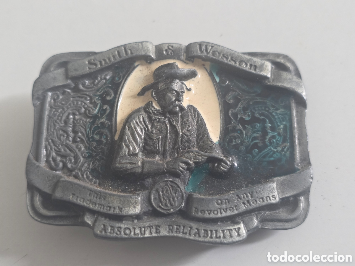 Vintage: hebilla smith & wesson vintage 1989