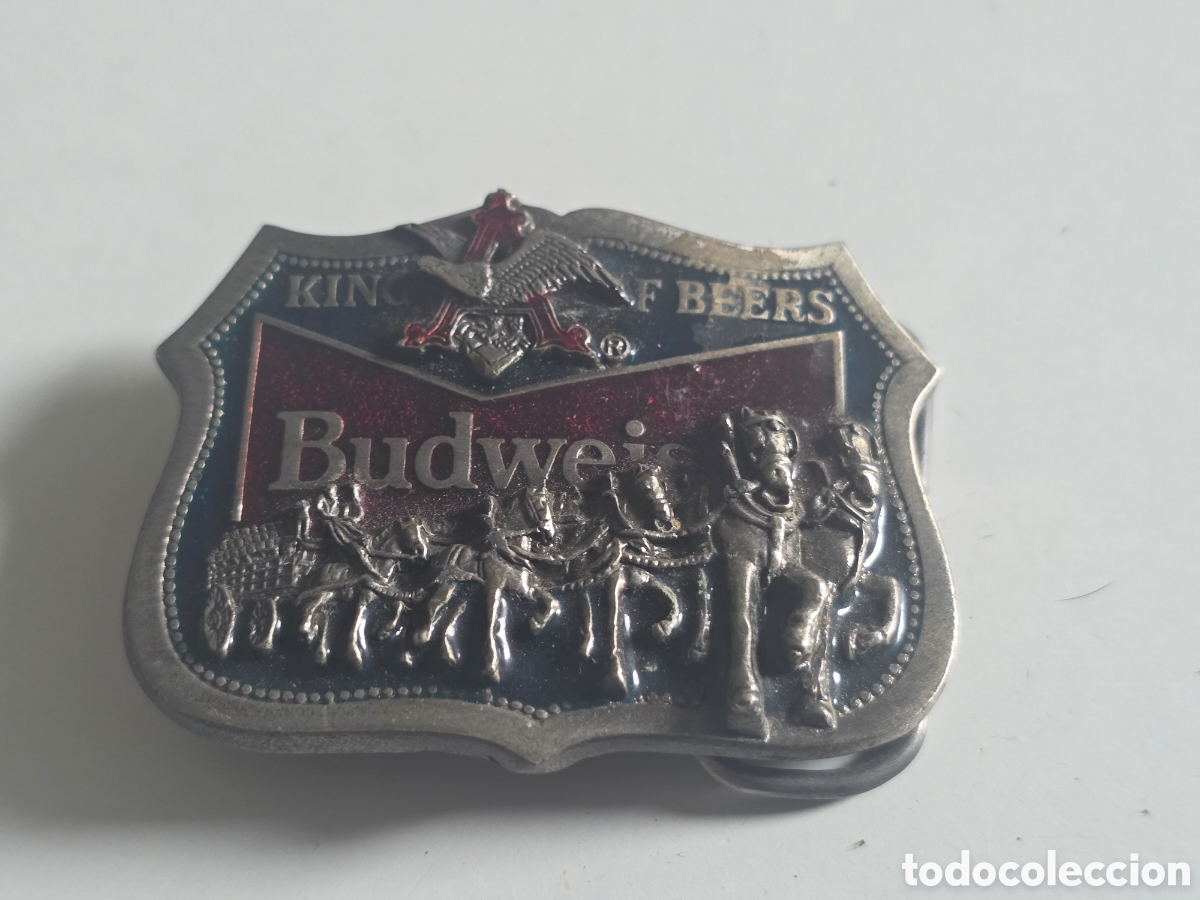 Vintage: hebilla budweiser king of beers 1995 bergamot