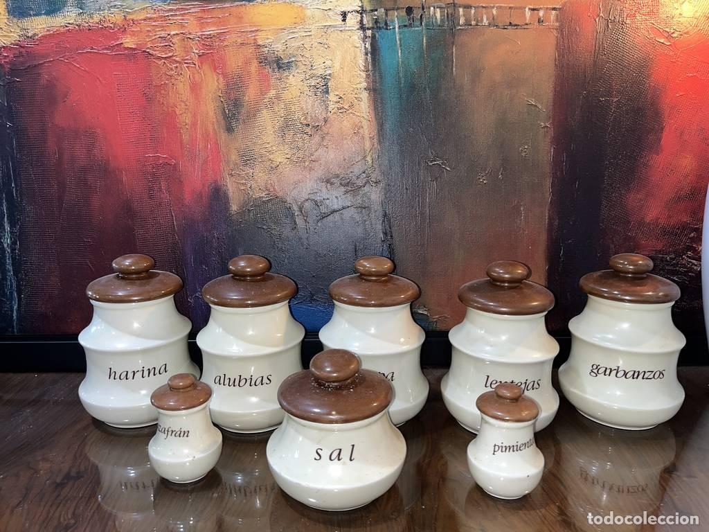 Vintage: JUEGO DE BOTES DE COCINA - Foto 3