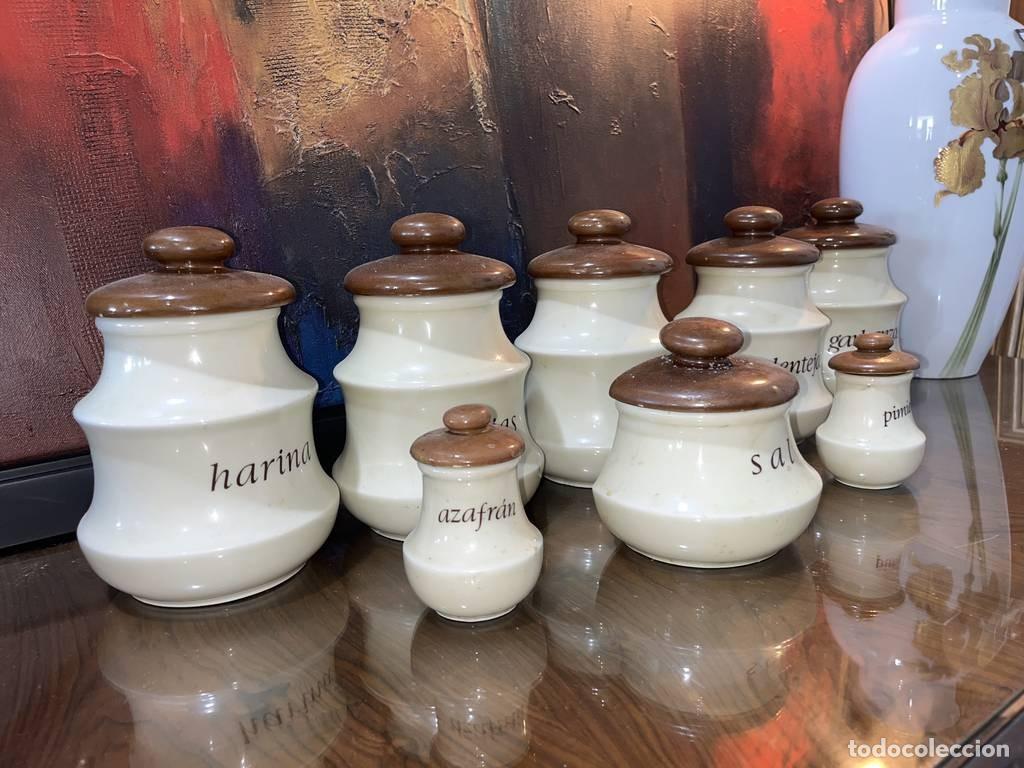 Vintage: JUEGO DE BOTES DE COCINA - Foto 4
