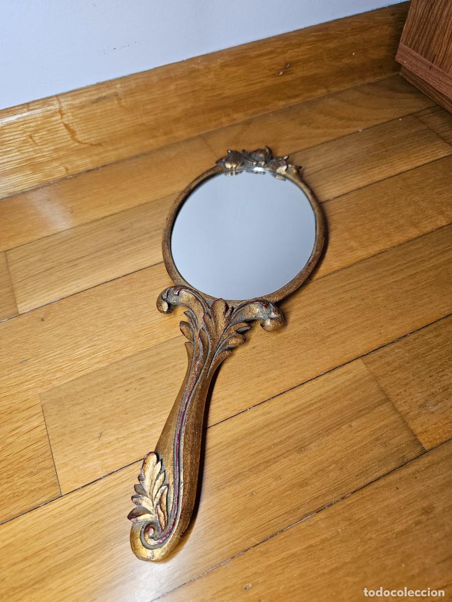 Vintage: Espejo de madera decorativa - Foto 1