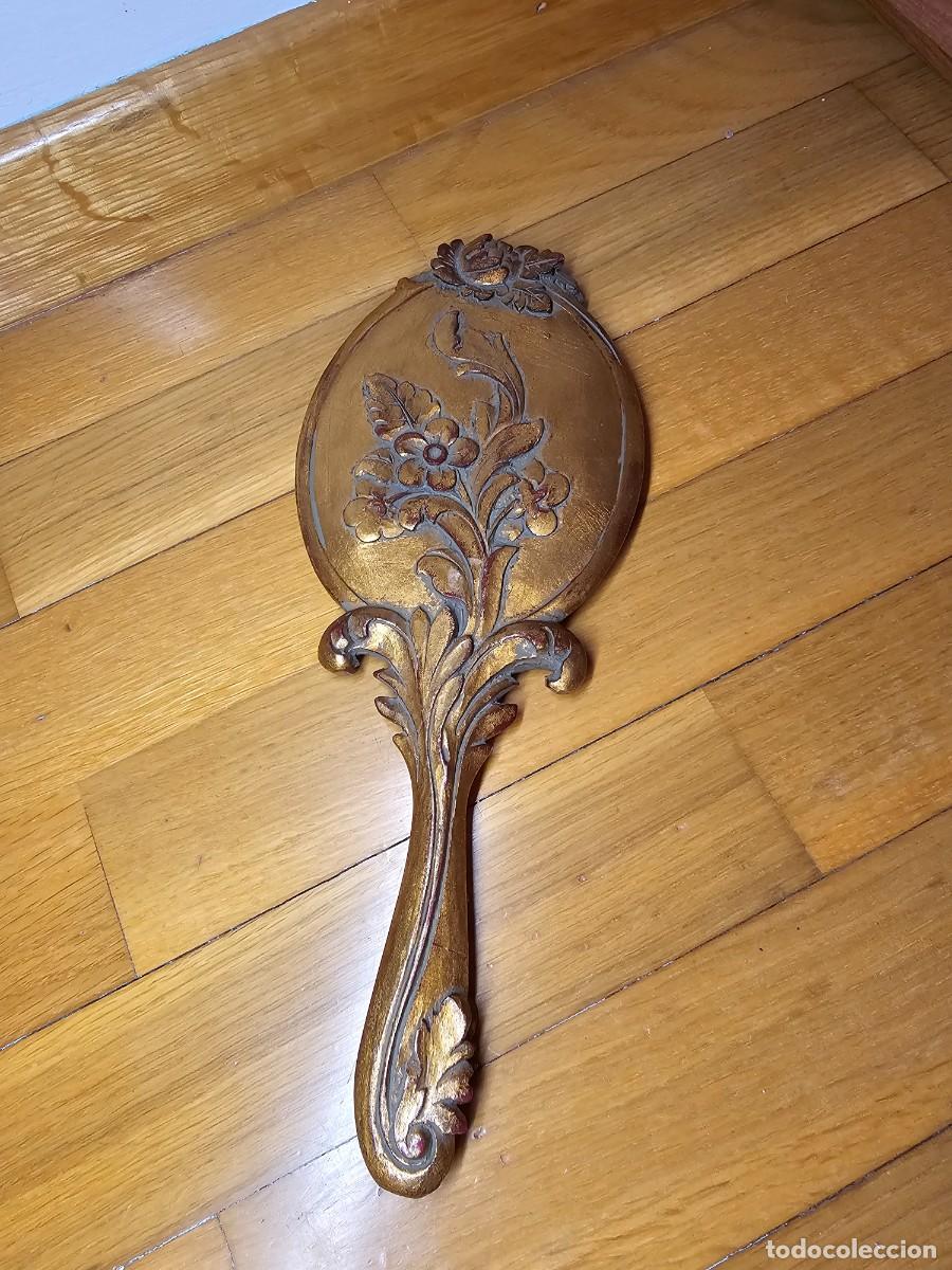 Vintage: Espejo de madera decorativa - Foto 2