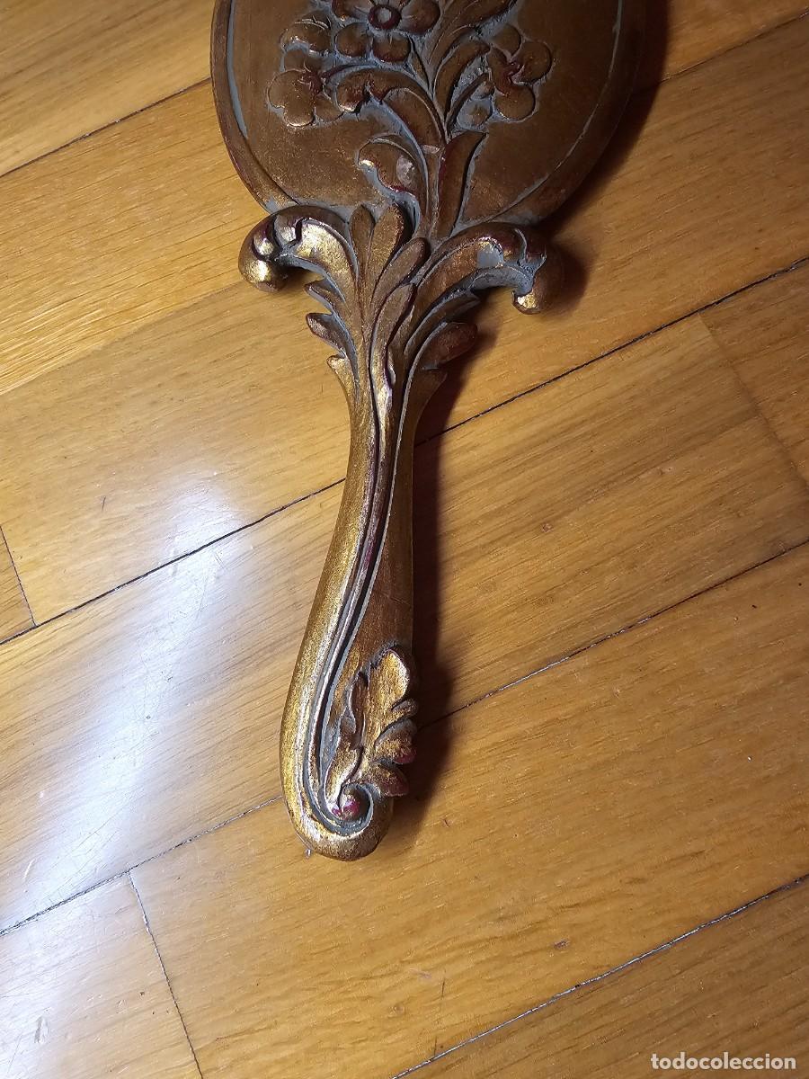 Vintage: Espejo de madera decorativa - Foto 4