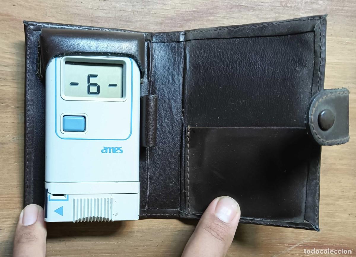 Vintage: MEDIDOR DE GLUCOSA AMES VINTAGE - GLUCOMETER A&Ntilde;OS 80 - CON ESTUCHE DE PIEL - PANTALLA DIGITAL LCD