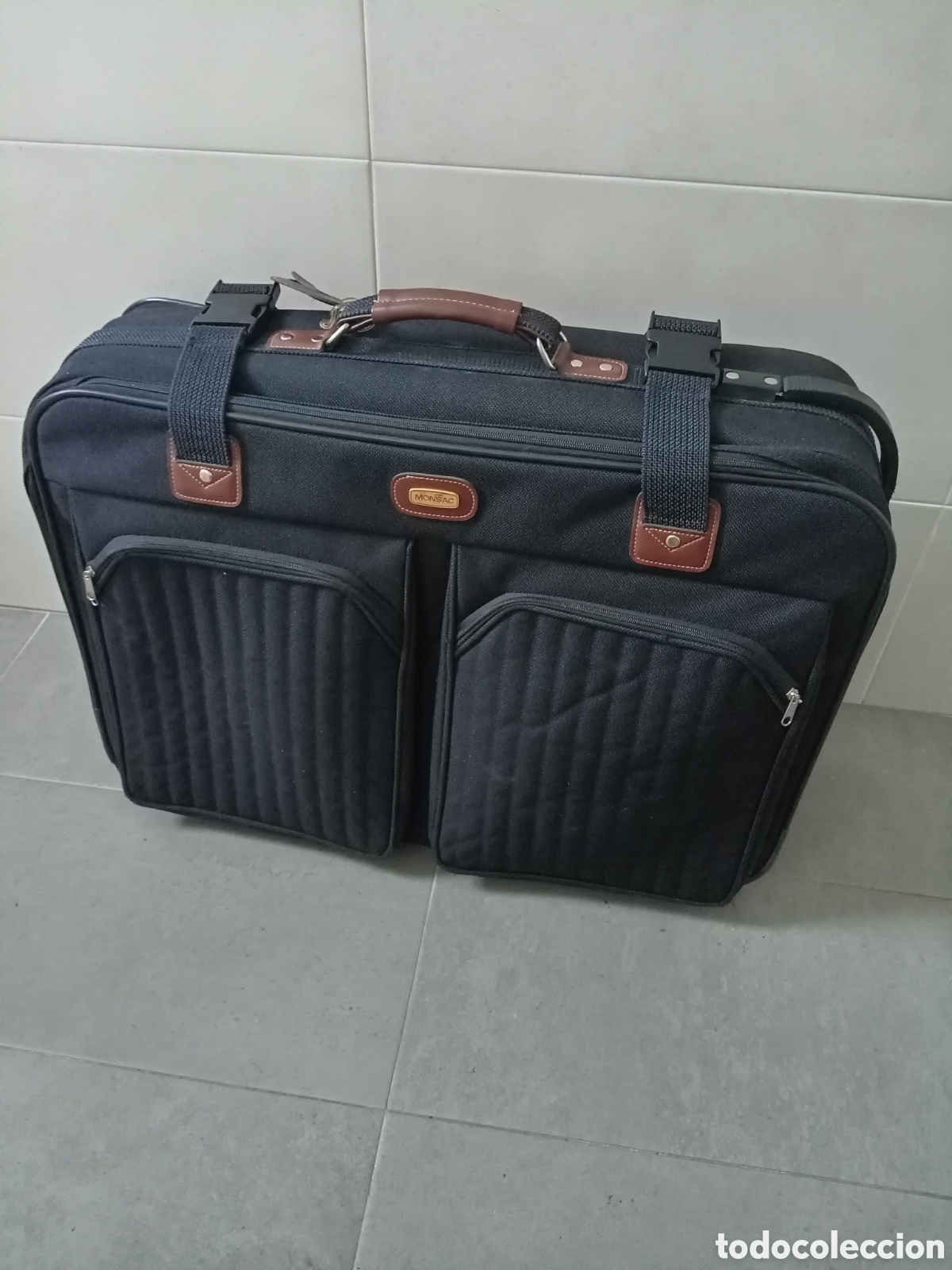Vintage: Maleta grande MONSAC (70x50x25 cm) con 2 ruedas