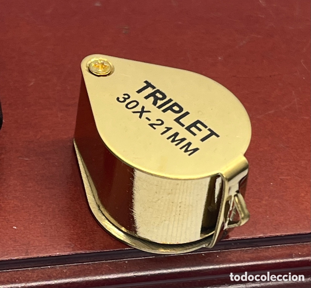 Vintage: LUPA TRIPLET 30 X - 21 MM , NUEVA SIN USO - Foto 4