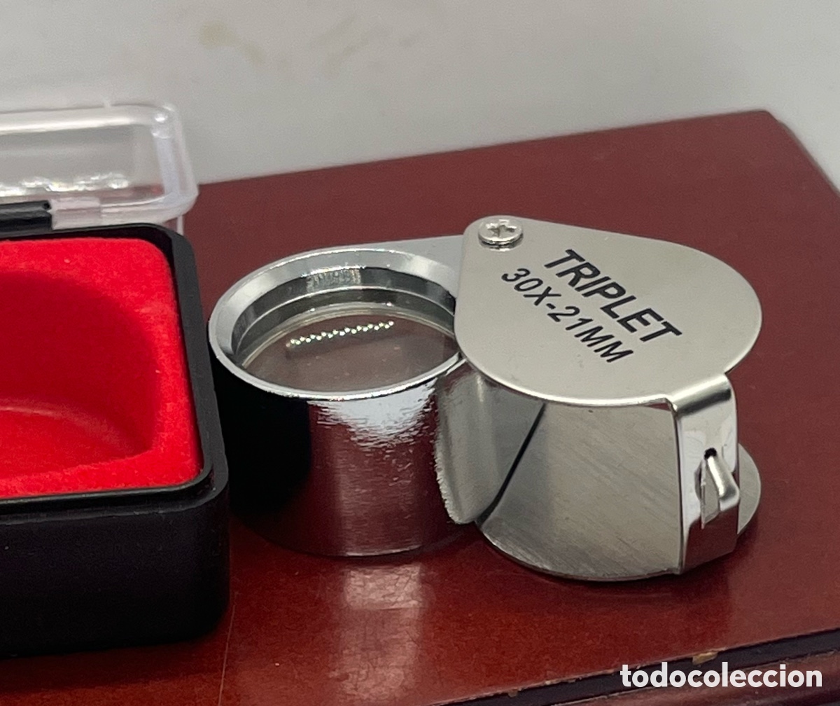Vintage: LUPA TRIPLET 30 X - 21MM NUEVA SIN USO - Foto 2