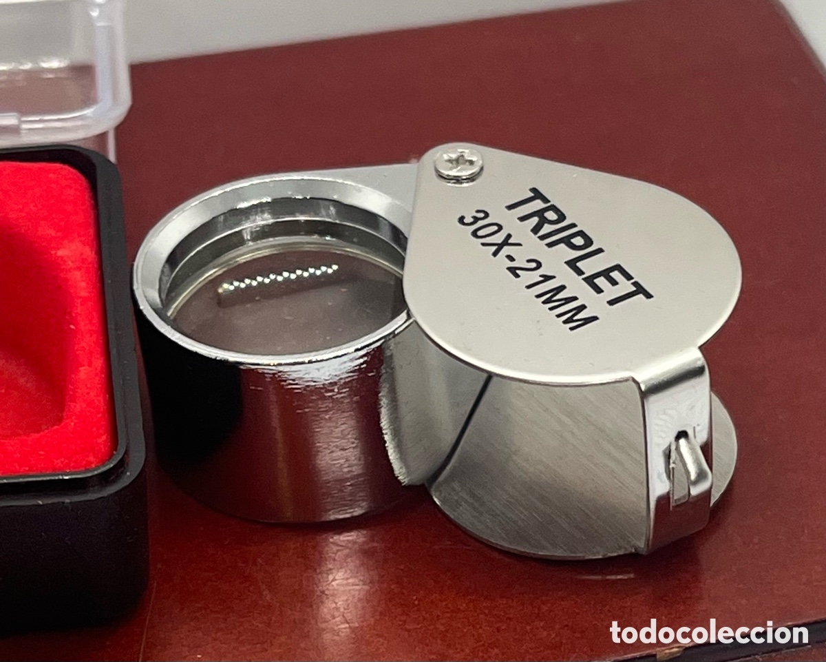 Vintage: LUPA TRIPLET 30 X - 21MM NUEVA SIN USO - Foto 3