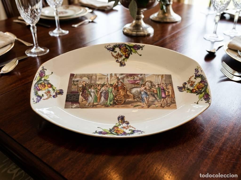 Vintage: BANDEJA DE PORCELANA SEVILLA ROMANA
