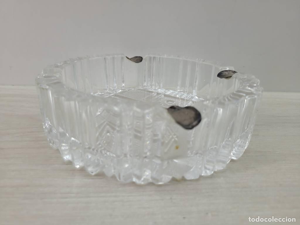 Vintage: CENICERO DE CRISTAL TALLADO - Foto 3