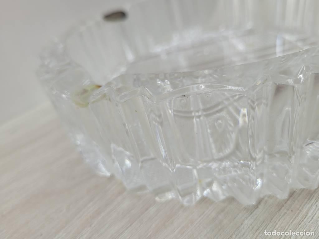 Vintage: CENICERO DE CRISTAL TALLADO - Foto 5