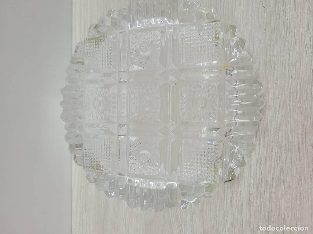 Vintage: CENICERO DE CRISTAL TALLADO - Foto 7