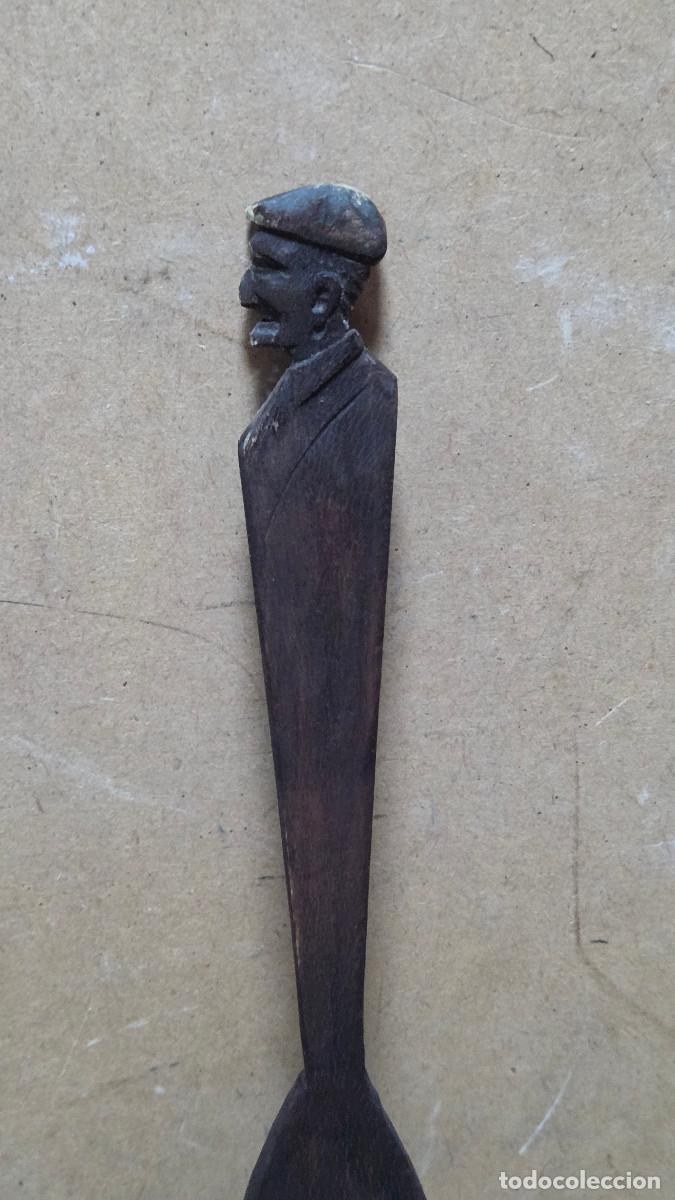 Vintage: trinchador de madera africana - Foto 2
