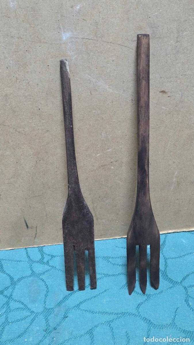 Vintage: 2 trinchadores de madera rustica