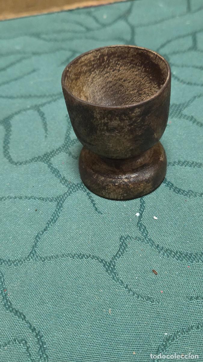 Vintage: mini copa de madewra rustica - Foto 1
