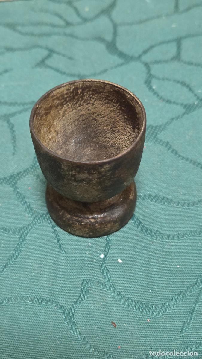 Vintage: mini copa de madewra rustica - Foto 2