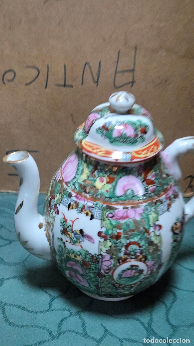 Vintage: tetera de porcelana oriental - Foto 2
