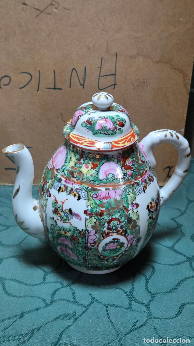 Vintage: tetera de porcelana oriental - Foto 3