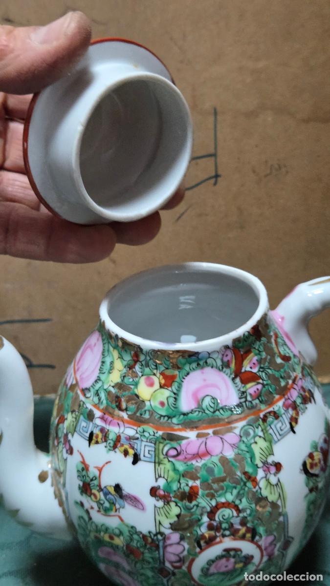 Vintage: tetera de porcelana oriental - Foto 4