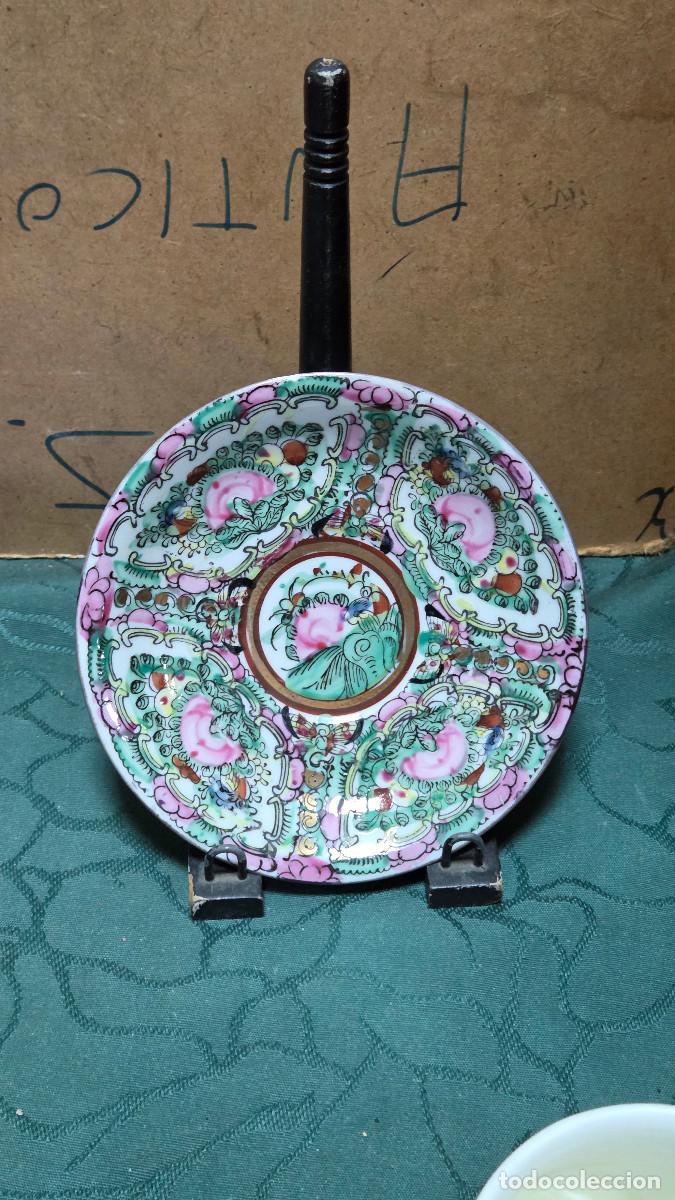 Vintage: plato de porcelana oriental
