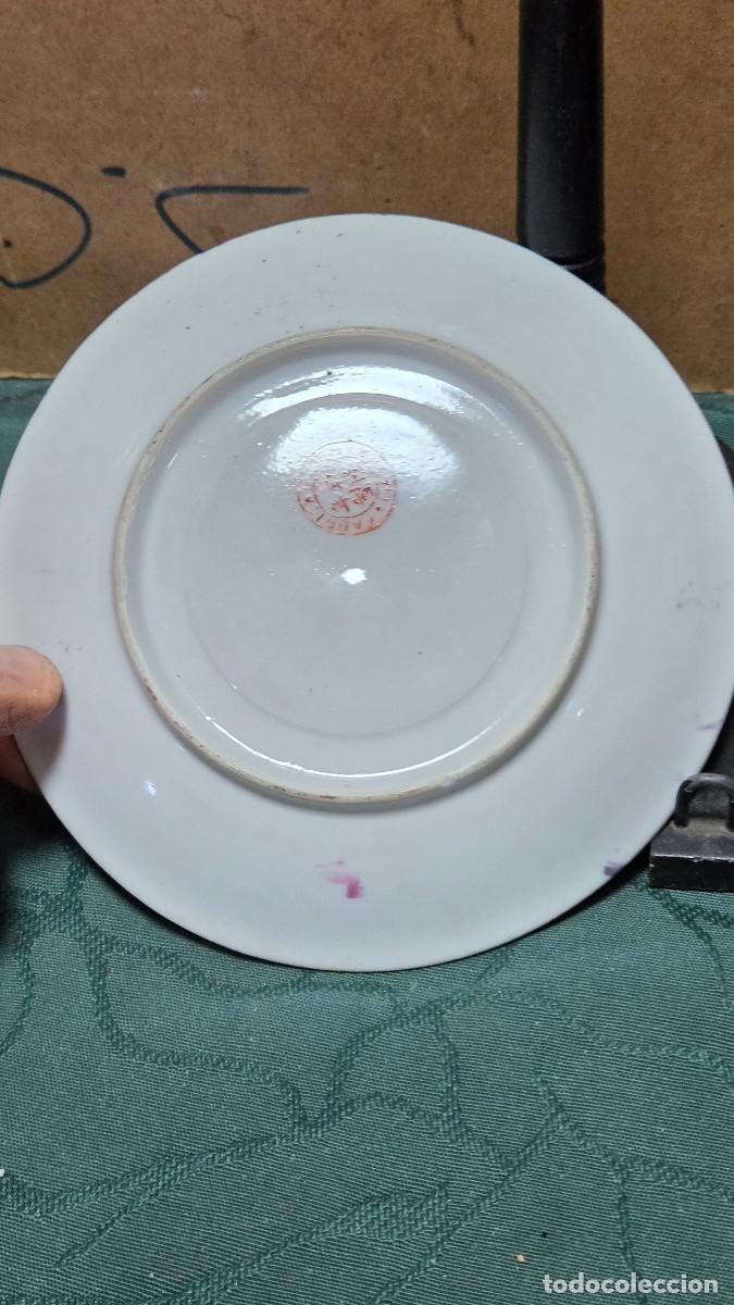Vintage: plato de porcelana oriental - Foto 3