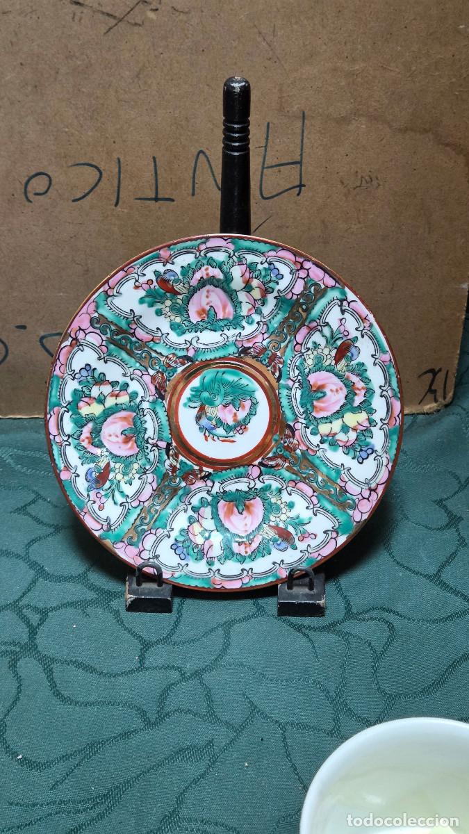 Vintage: plato de porcelana oriental