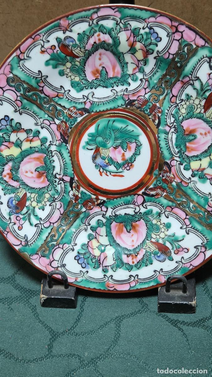 Vintage: plato de porcelana oriental - Foto 2