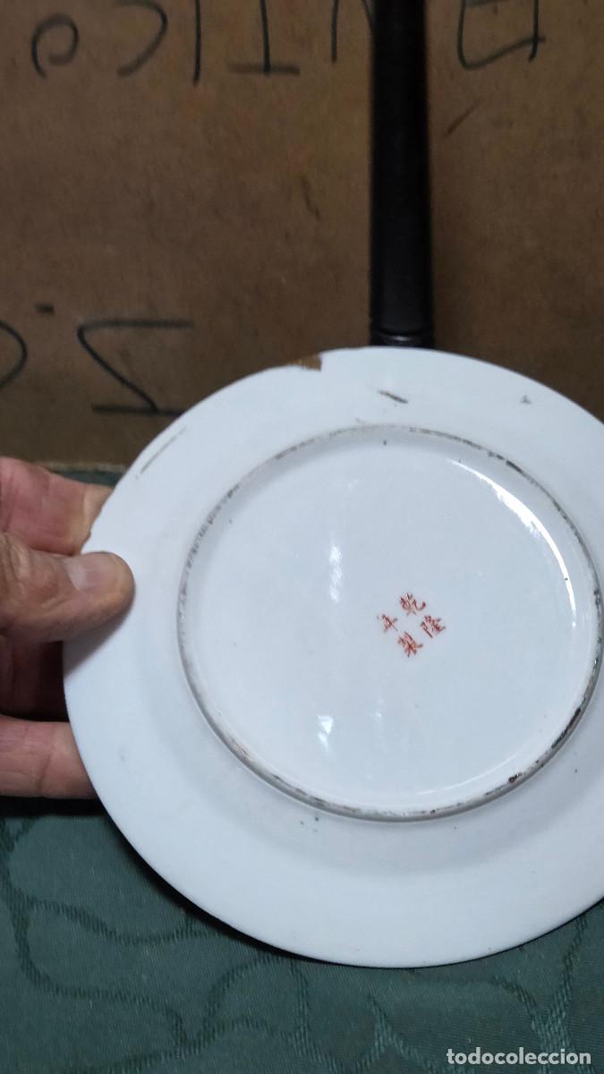 Vintage: plato de porcelana oriental - Foto 3