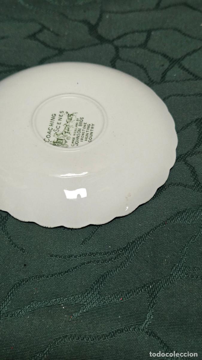 Vintage: traza y plato de ceramica inglesa - Foto 5