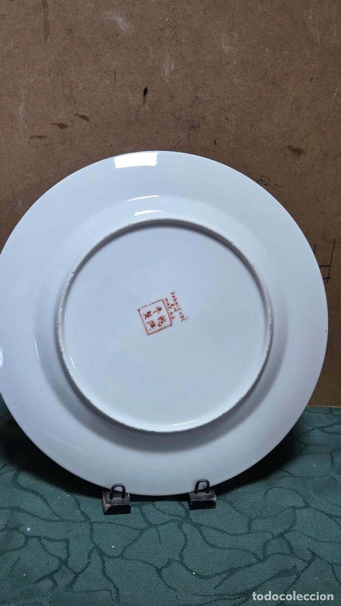 Vintage: plato de porcelana oriental - Foto 4