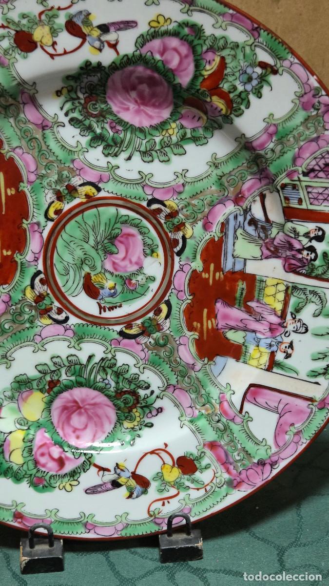 Vintage: plato de porcelana oriental - Foto 5