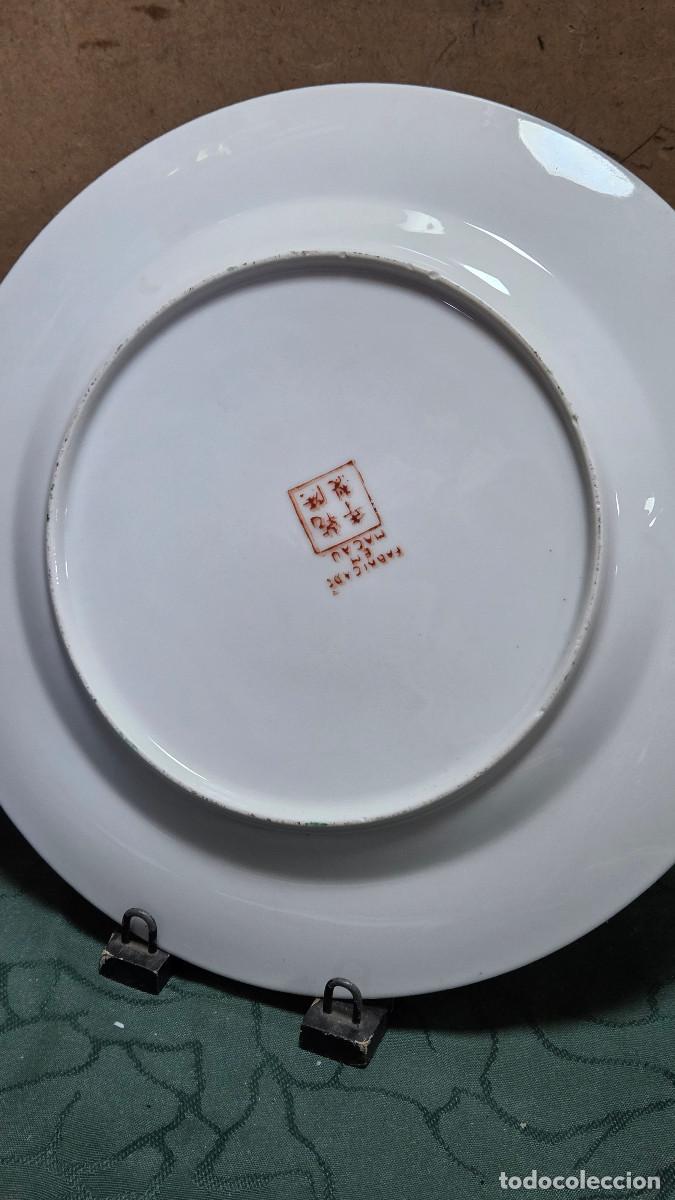 Vintage: plato de porcelana oriental - Foto 7