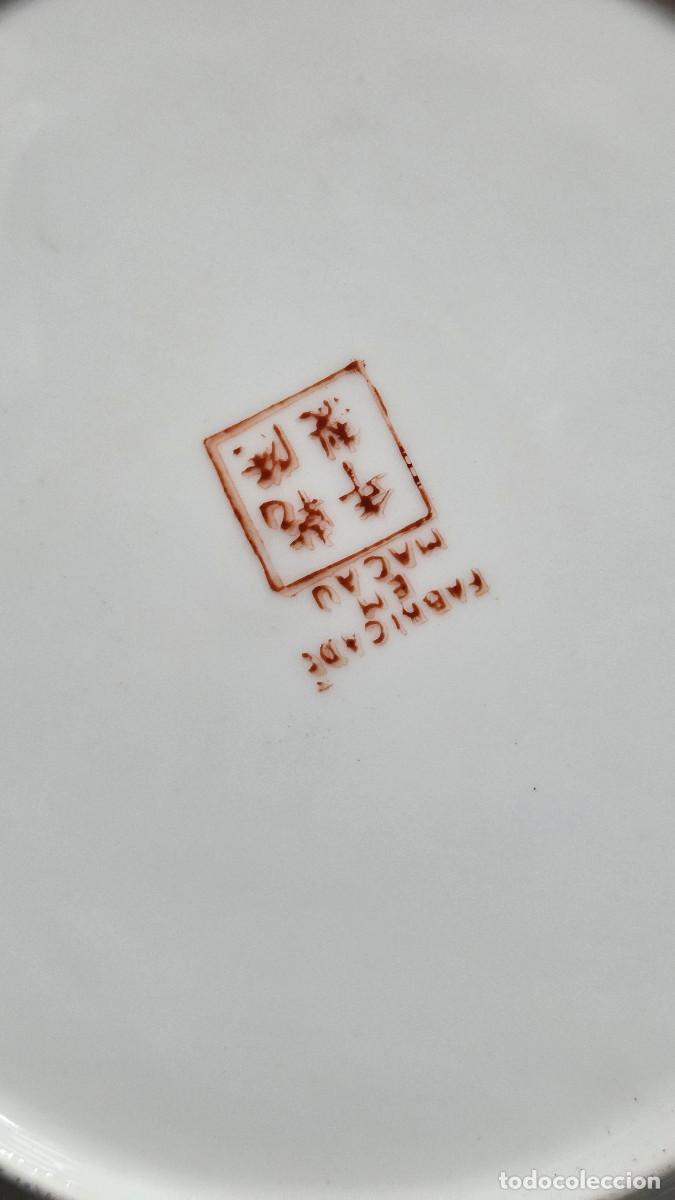 Vintage: plato de porcelana oriental - Foto 8