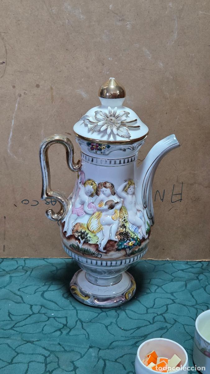 Vintage: tetera grande de ceramica