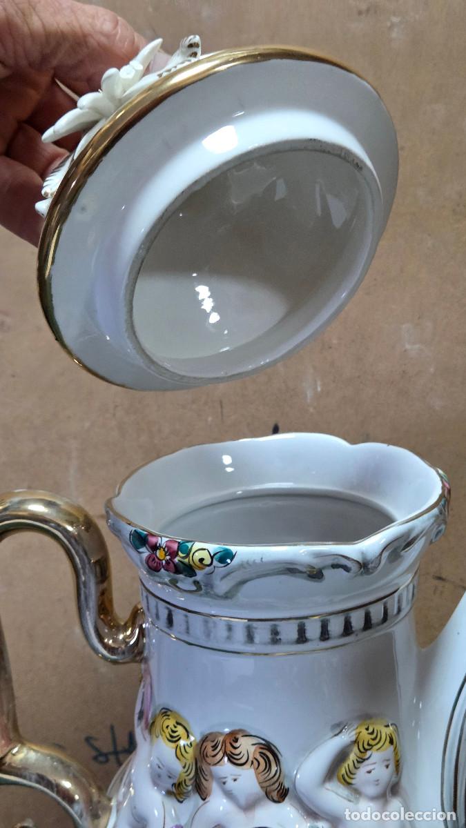 Vintage: tetera grande de ceramica - Foto 5