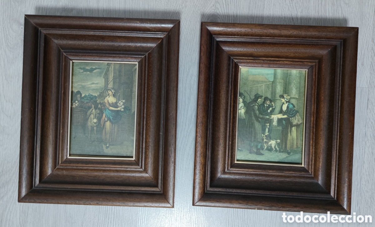 Vintage: Set 2 cuadros Cries of London - Francis Wheatley