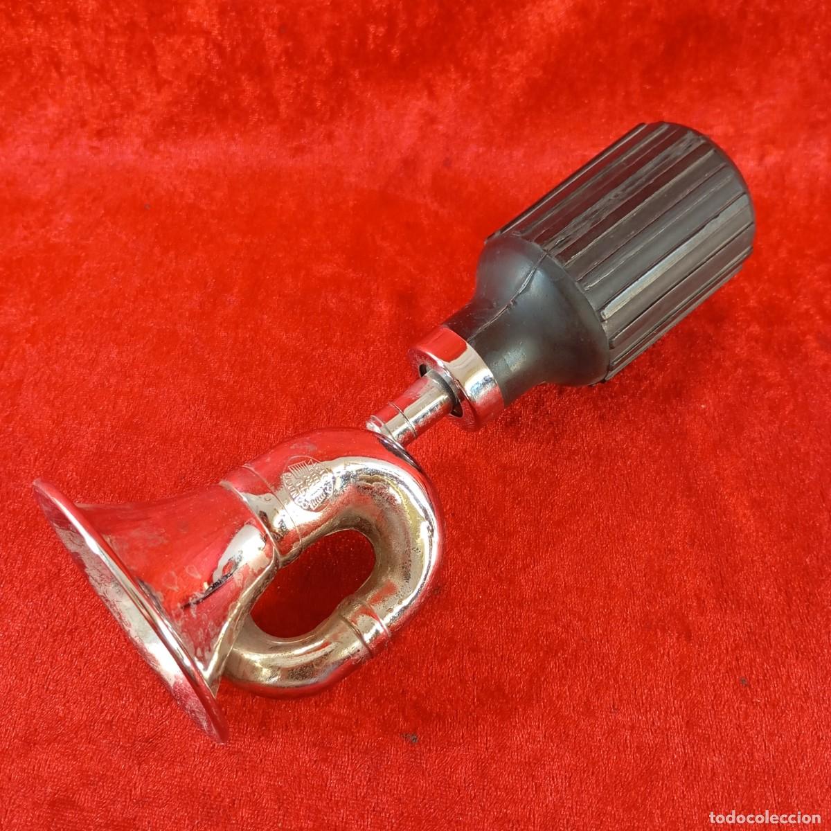 Vintage: BOCINA DE BICICLETA - ESTILO RETRO - FABRICADA EN METAL Y GOMA - CONDOR HORN - 20,5 CM DE LARGO