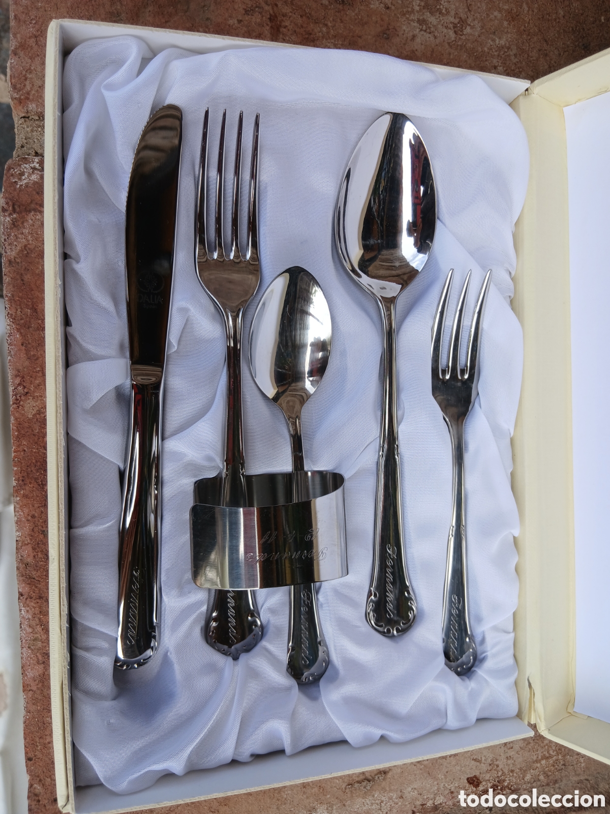 Vintage: Cuberter&iacute;a Dalia regalo comuni&oacute;n