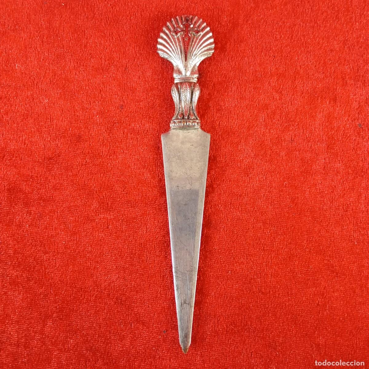 Vintage: ANTIGUO ABRIDOR DE CARTAS - CAMINO DE SANTIAGO - FABRICADO EN METAL - 15,5 CM DE LARGO