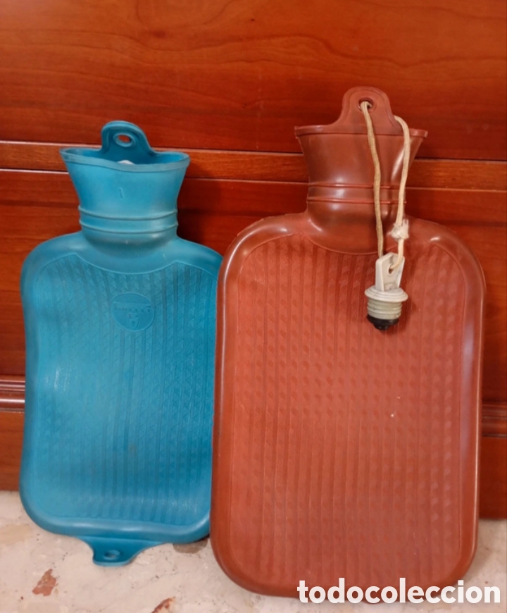 Vintage: 2x Genuine Antique 1950s Pirelli Hot Water Bottles