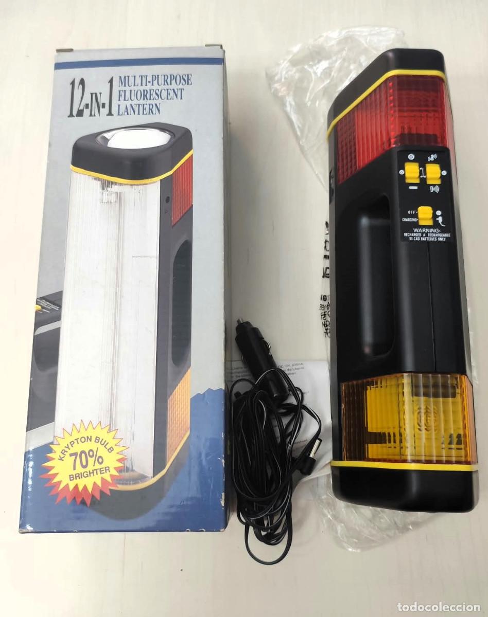 Vintage: LINTERNA Vintage JOHNLITE 12-en-1 FLUORESCENTE LANTER FLASH SPOTLING NUEVA