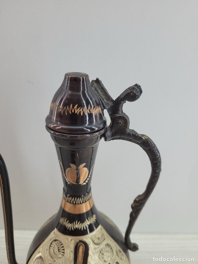 Vintage: JARRA IBRIK TURCA DE COBRE - Foto 3