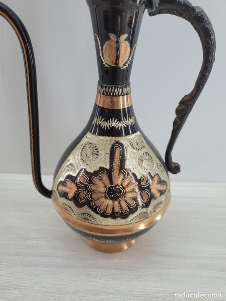 Vintage: JARRA IBRIK TURCA DE COBRE - Foto 4