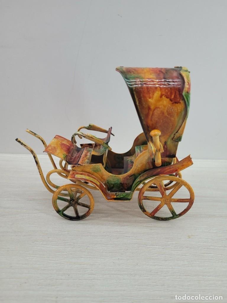 Vintage: CARRUAJE MET&Aacute;LICO MULTICOLOR - Foto 2