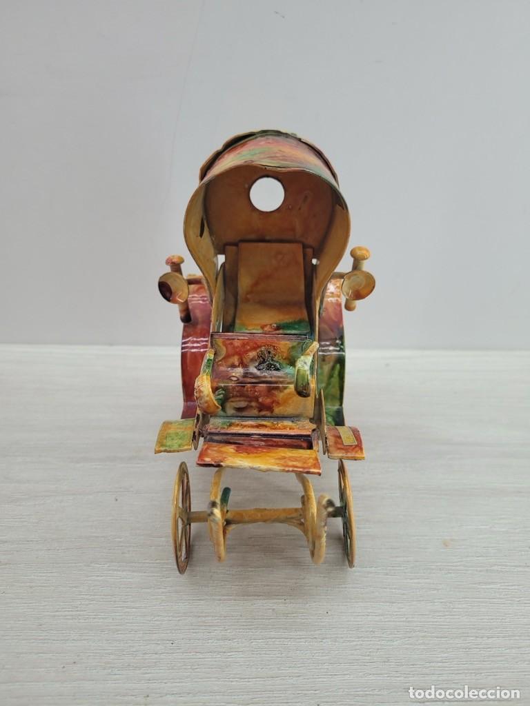 Vintage: CARRUAJE MET&Aacute;LICO MULTICOLOR - Foto 3